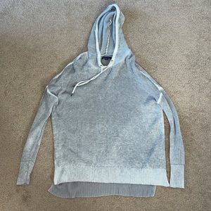 Medium gray or dusty rose American Eagle hooded pullover